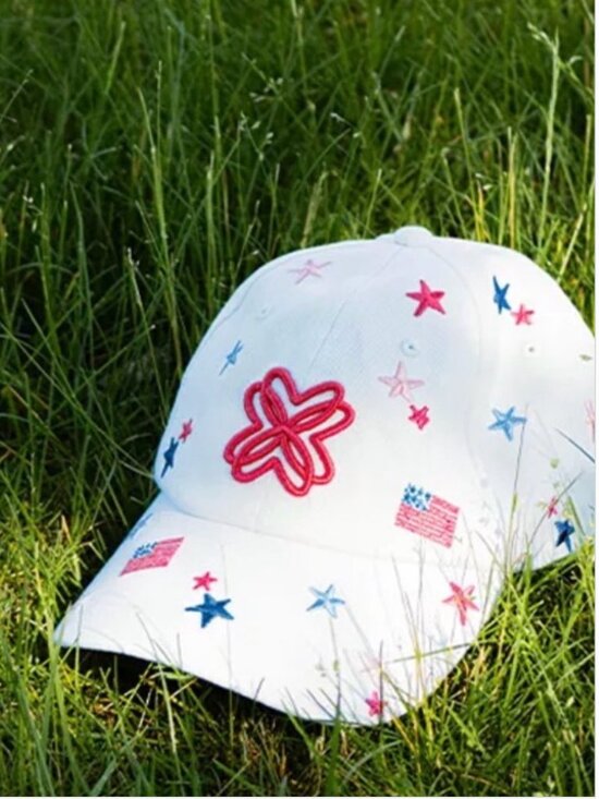 Lilly Pulitzer Embroidered 250th Celebration Baseball Hat NWT main image 15
